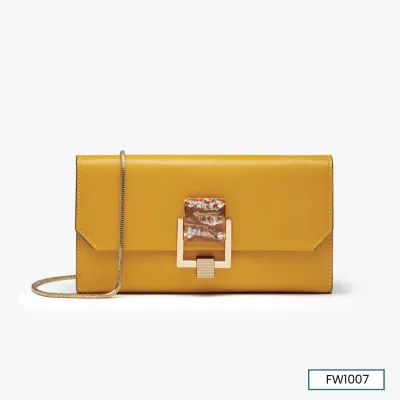 DIVA DUFFLE YELLOW PURSE